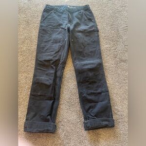 Carhartt Black Pants women 12 tall